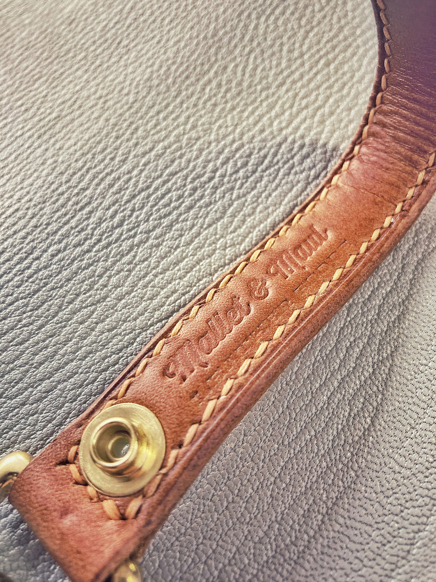 Belt Key Holder - Leather and Brass